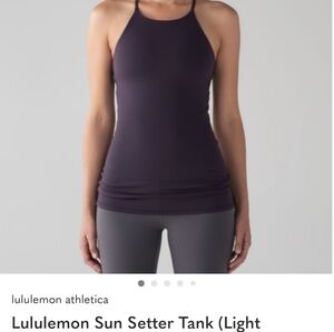 Women's Purple Sun Setter Halter Top 6